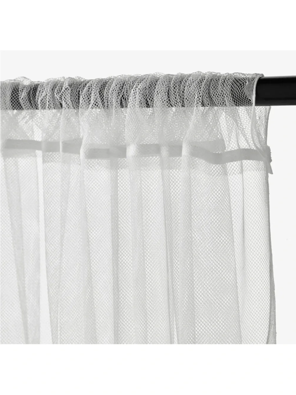 IKEA LILL 2 White Sheer Net Curtains 280x300cm NEW
